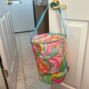 Lilly Pulitzer New without tags round insulated cooler bag